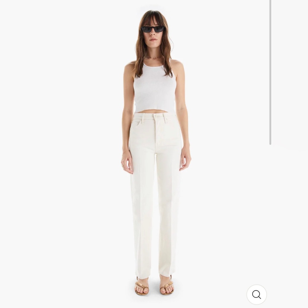 MOTHER The Rambler Skimp in Act Natural Sz 31 High Rise
